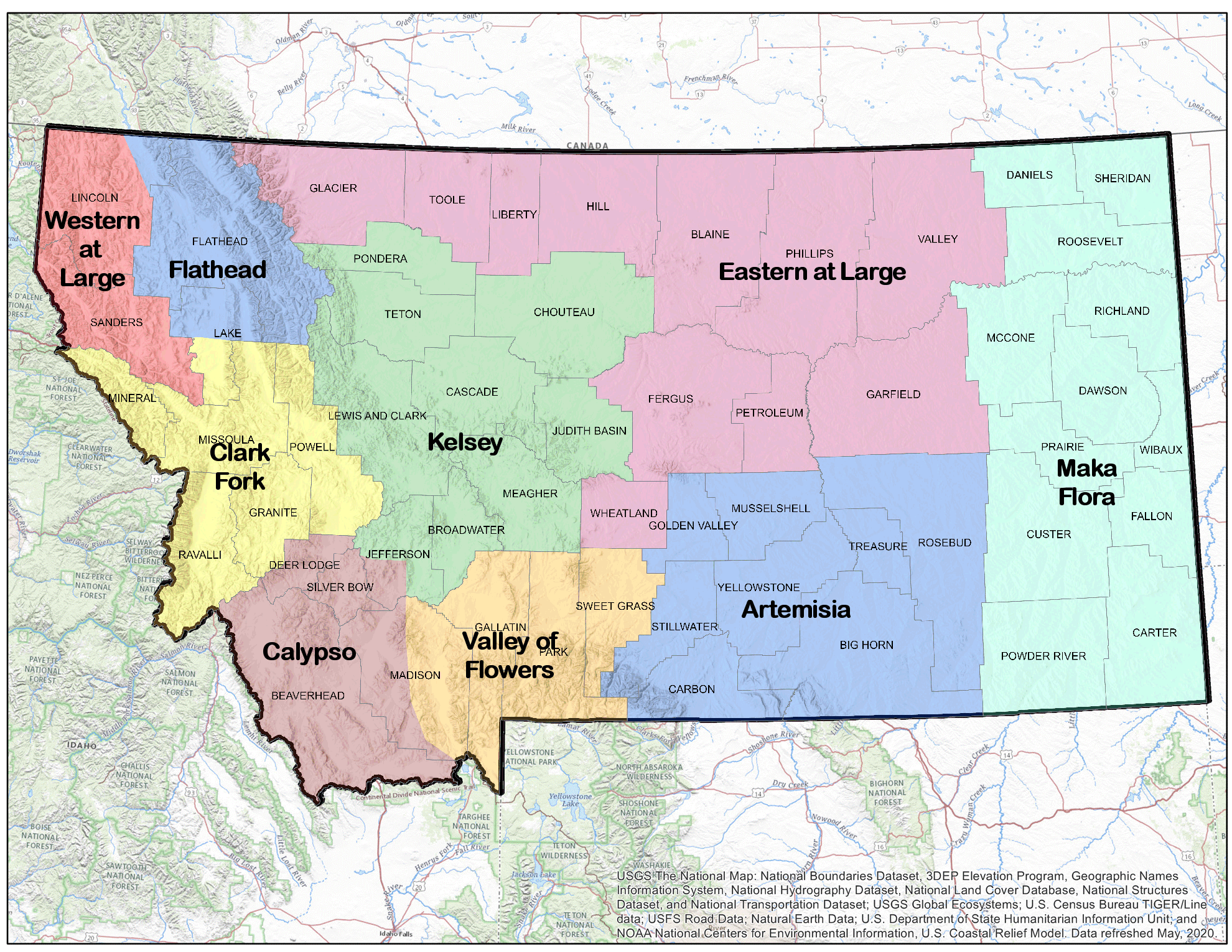 Chapter map